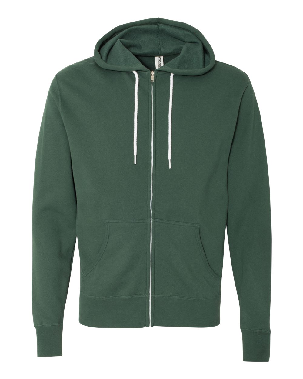 Unisex Lightweight Fitted Zip Hooded Sweatshirt